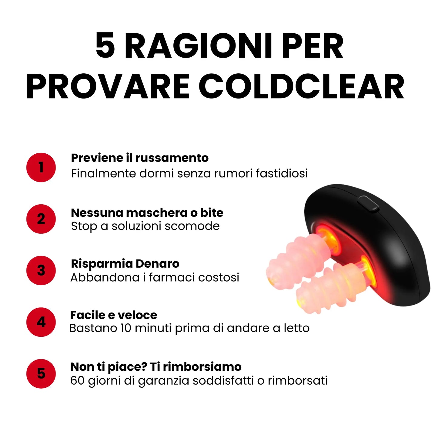 ColdClear - Terapia di Luce Rossa